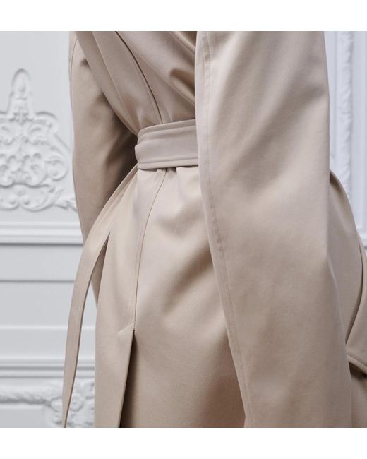 Dior Natural Médaillon Embroidered Trench Coat