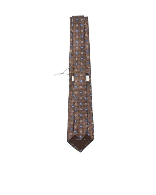 Canali White Pointed Tie for men