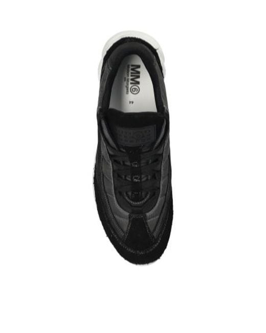 MM6 by Maison Margiela Black Lace-Up Shoes for men
