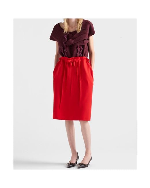 Prada Purple Shetland Wool Top