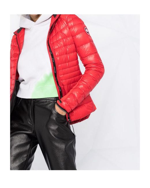 Canada Goose Red Hybridge Zip-Up Jacket