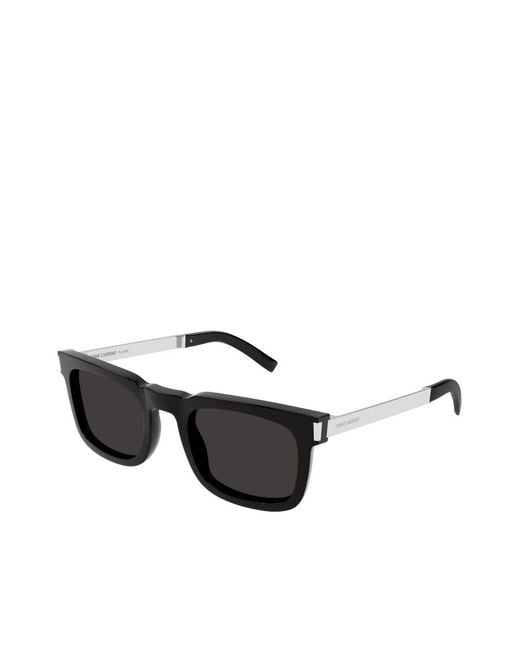 Saint Laurent Black Eyewear Square Frame Sunglasses for men