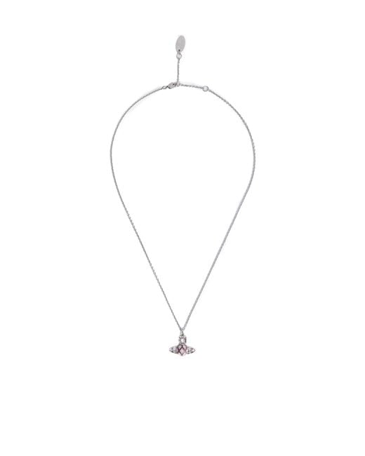 Vivienne Westwood White Simple Necklace