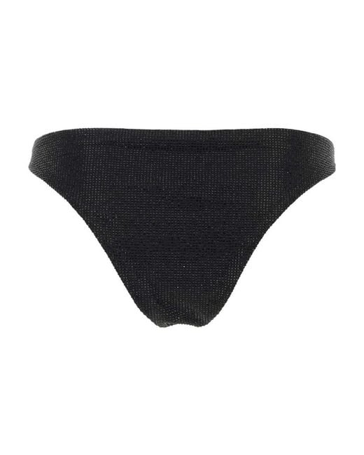 Prada Black All-Over Embellished Bikini Bottoms