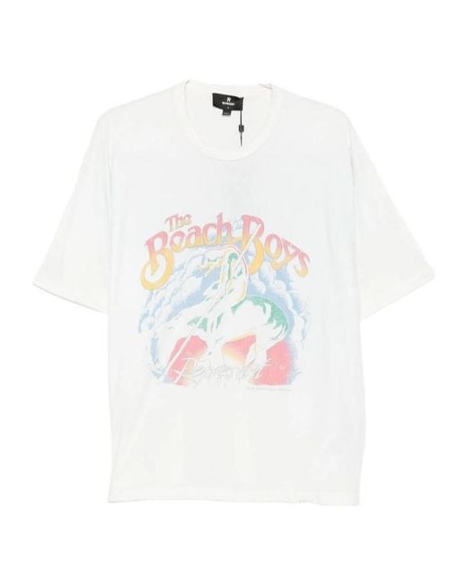 Represent White Short-Sleeved T-Shirt for men