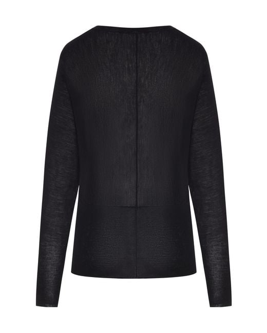 Soeur Blue Sheer Panel Top