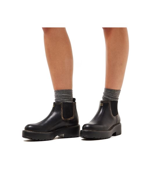 Miu Miu Black Simple Logo Ankle Boots