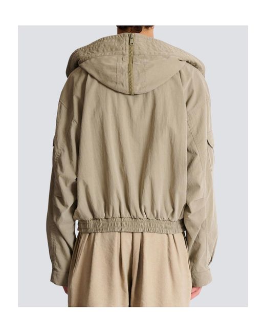 Balmain Natural Stamp Cargo Jacket for men