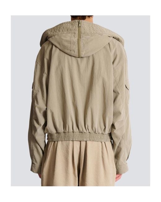 Balmain Natural Stamp Cargo Jacket for men