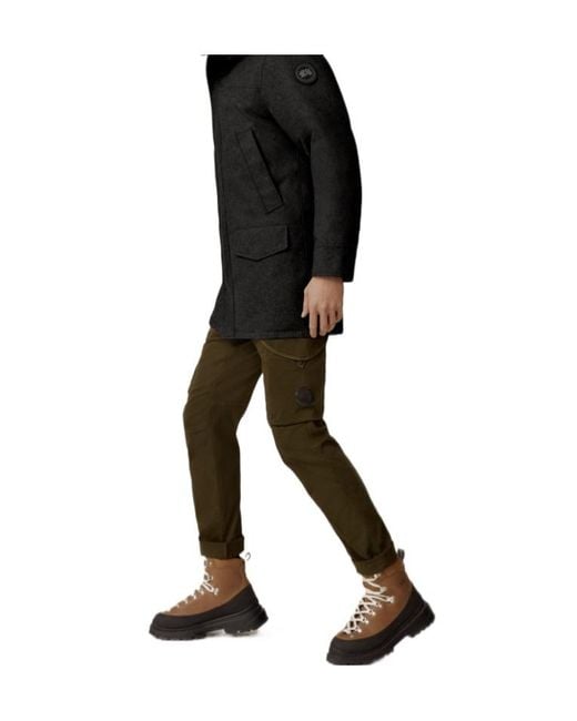Canada Goose Black Langford Hooded Parka for men