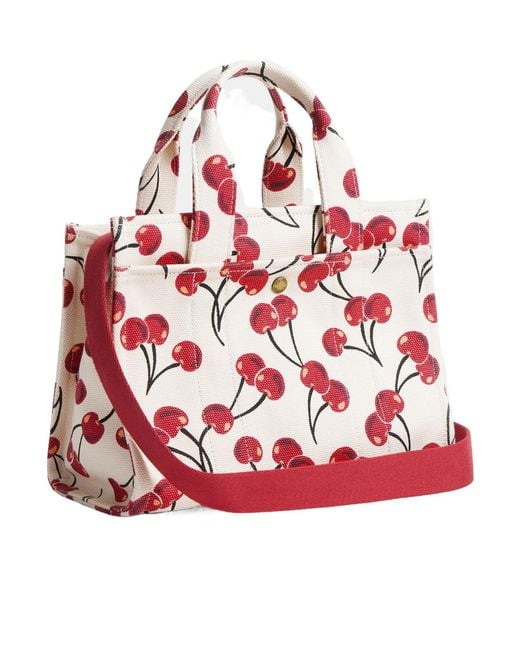 COACH Red Cargo 26 Double Handle Shoulder Bag