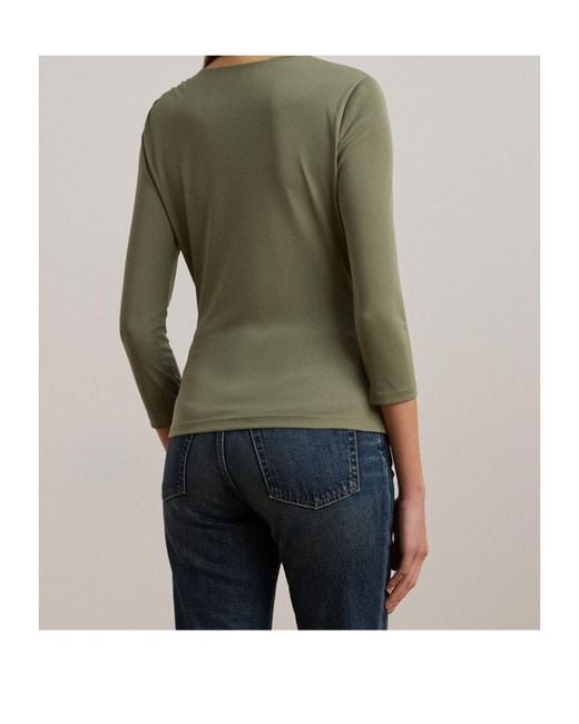 Ralph Lauren Green Ataine Long-Sleeve T-Shirt