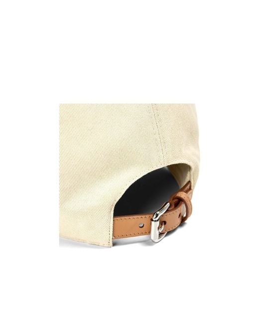 Prada Natural Corduroy Baseball Cap for men
