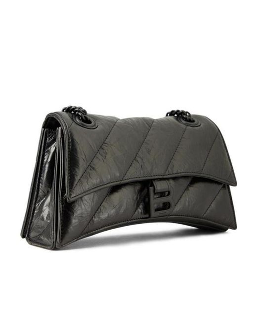 Balenciaga Black Logo Shoulder Bag