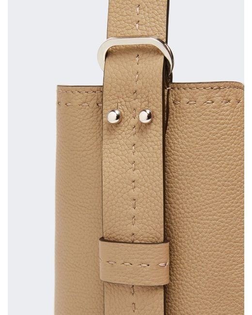 Max Mara Natural Medium Archetipo Leather Bag