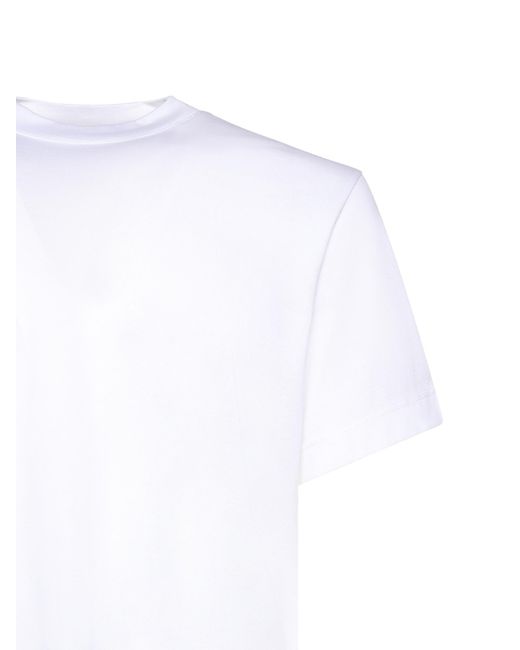 Eleventy White Crew-Neck T-Shirt for men