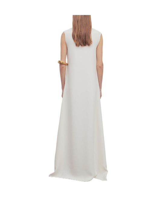 The Row White Loic Dress