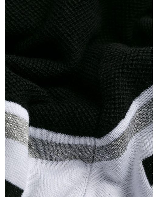 Iceberg Black Knit Logo Print Jumper