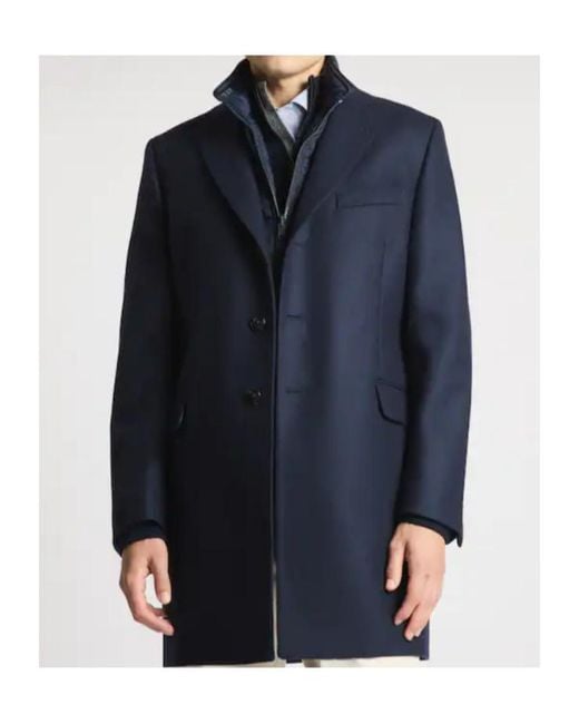 Fay Blue Double Coat for men