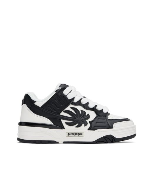 Palm Angels Black Venice Leather Sneakers