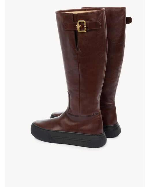 Chloé Brown Delia Boot