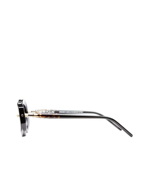 Kuboraum Black P15 Rectangle-Frame Sunglasses for men