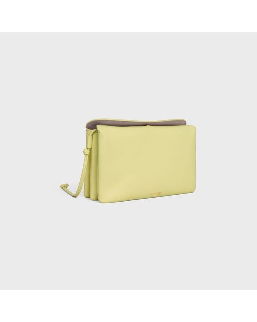 Céline Yellow Trio Flap