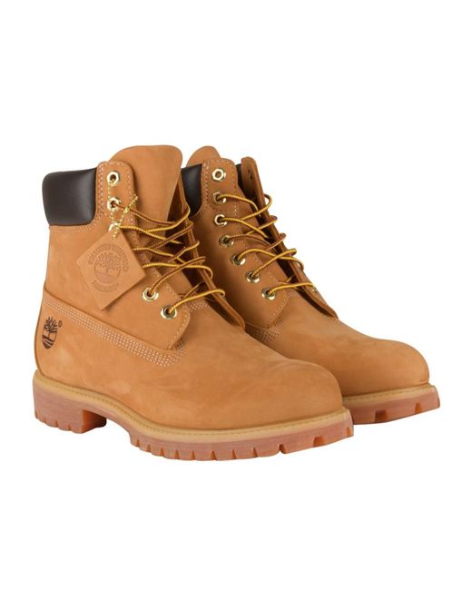 Timberland Brown Front Lace-Up Boots for men