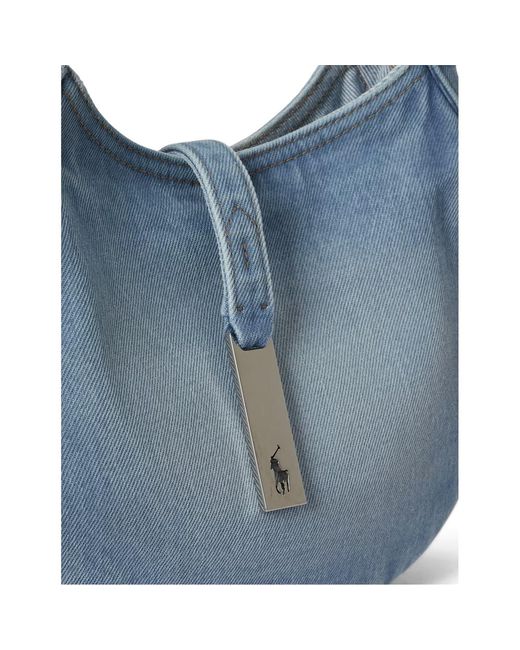 Polo Ralph Lauren Blue Id Small Shoulder Bag