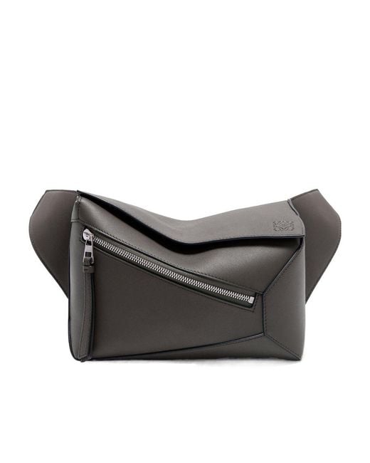 Loewe Gray Puzzle Small Belt Bag for men