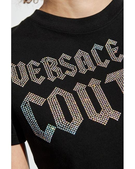 Versace Jeans Black Short-Sleeved T-Shirt