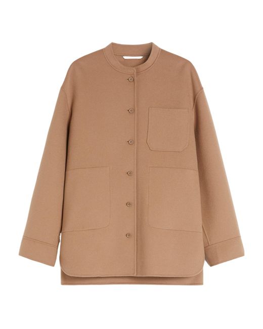 Max Mara Natural Wool Shacket