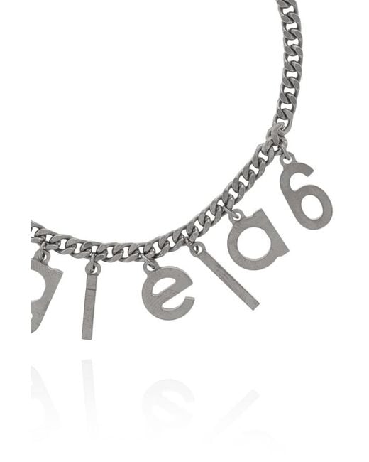 MM6 by Maison Margiela Metallic Logo Plaque Bracelet