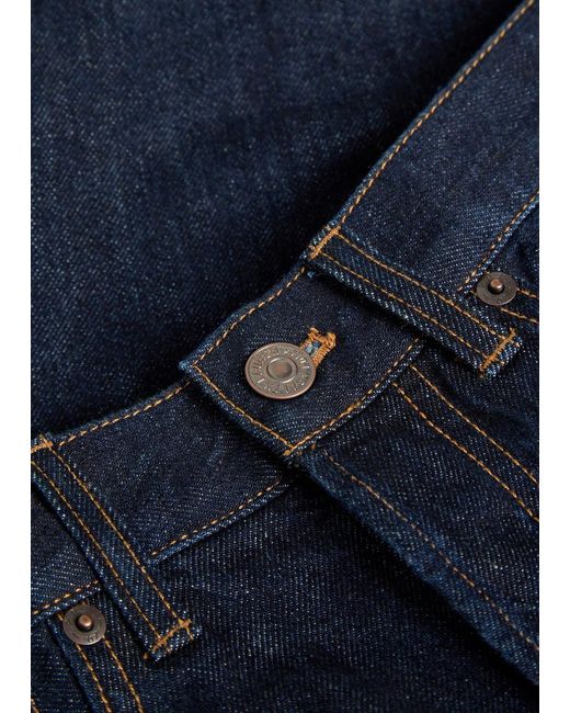 Polo Ralph Lauren Blue High-Waist Straight-Leg Jeans