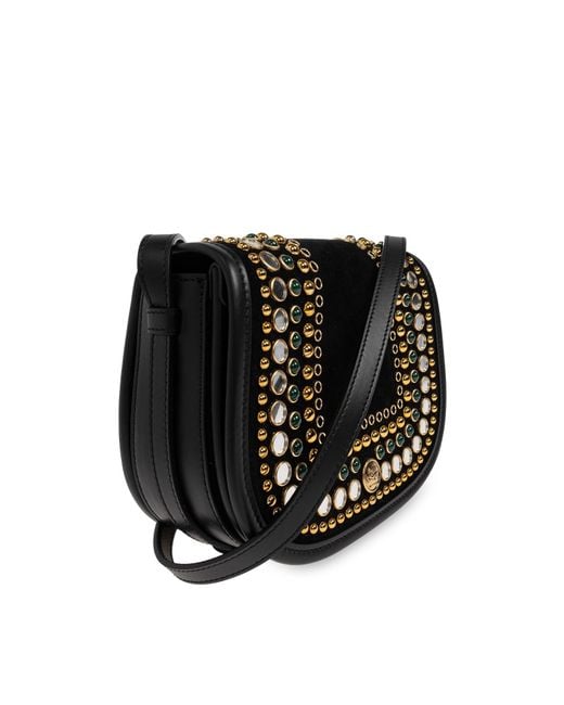 Etro Black Flap Shoulder Bag