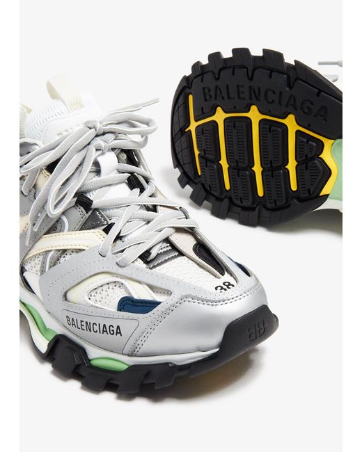 Balenciaga Gray Track Lace-Up Sneakers