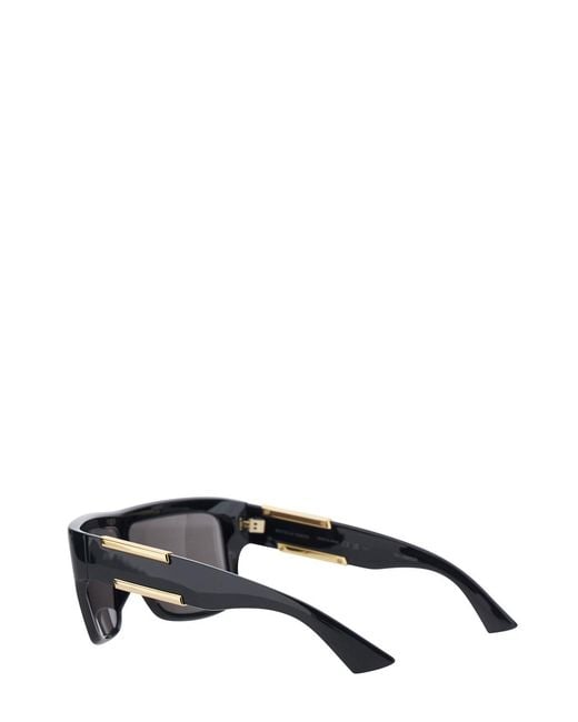 Bottega Veneta White Sunglasses 'Injected Aviator' With Plastic Lenses For for men