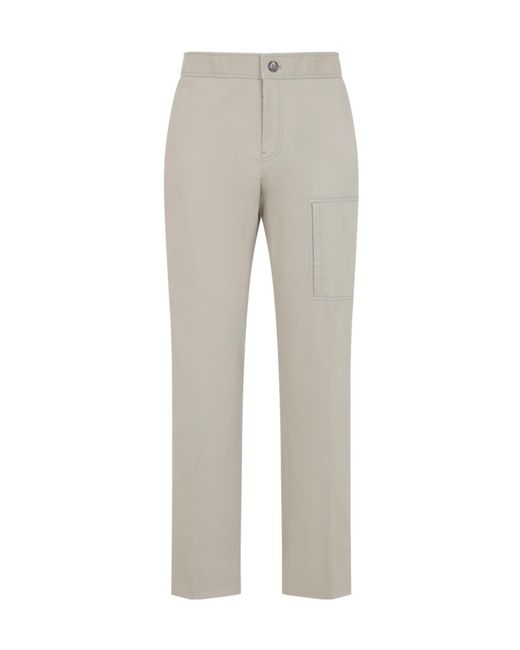 Brioni Gray Sanremo Multiple-Pocket Trousers for men