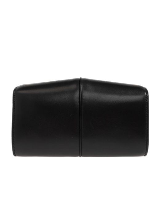 Jil Sander Black Linea Wallet On Strap