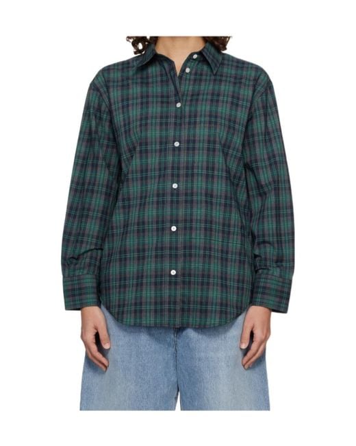 Rohe Blue Plaid Shirt