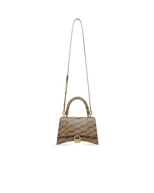 Balenciaga Natural Hourglass Small Tote Bag