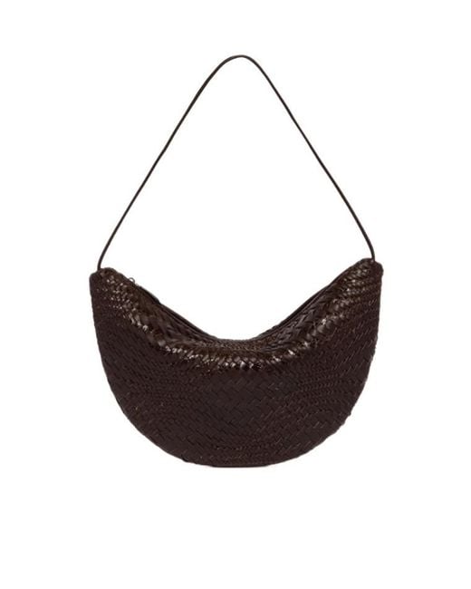 The Row Brown Small Izzy Shoulder Bag