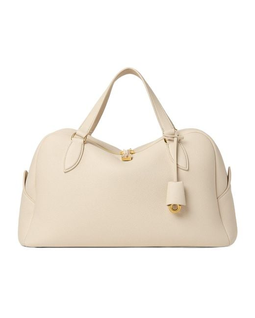 Loro Piana Natural Needle Medium Handbag