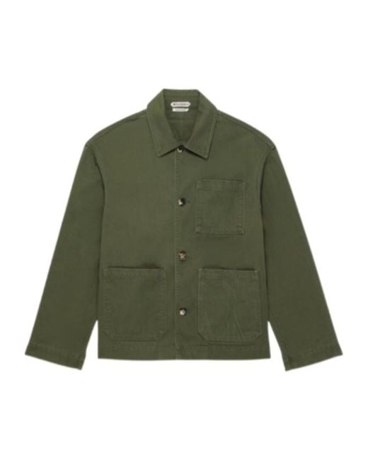 J.W. Anderson Green Jw Anderson Patch-Pocket Jacket for men