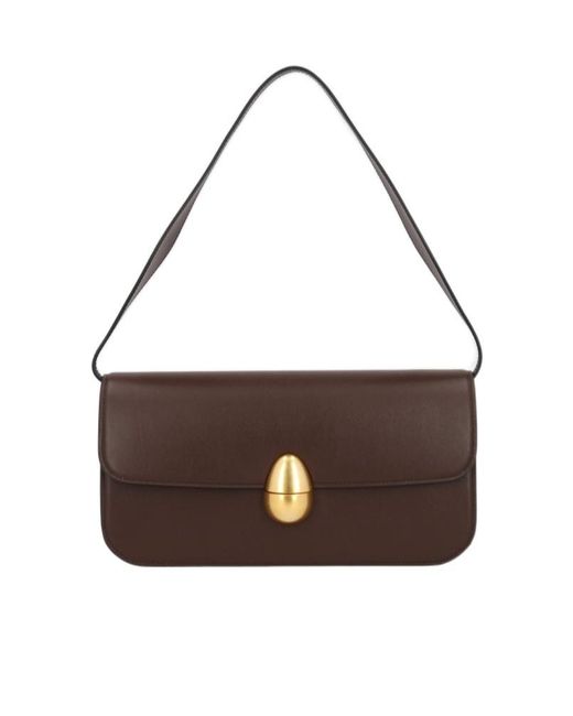 Neous Brown Phoenix Leather Baguette