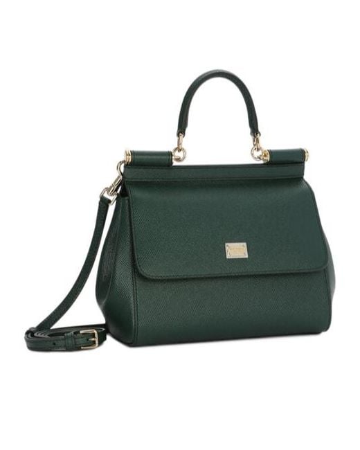 Dolce & Gabbana Green Medium Sicily Handbag