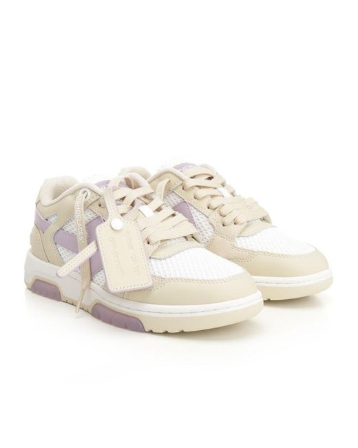 Off-White c/o Virgil Abloh White Slim Out Of Office Logo Sneakers