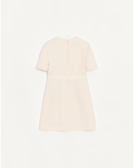 Valentino Natural Crepe Couture Short Dress