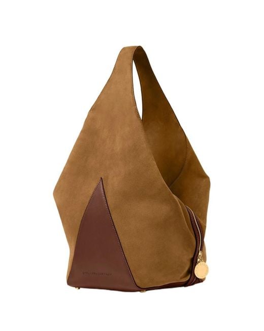 Stella McCartney Brown Appaloosa Medium Bucket Bag