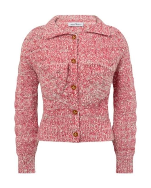 Vivienne Westwood Arianna Cardigan in Pink | Lyst UK